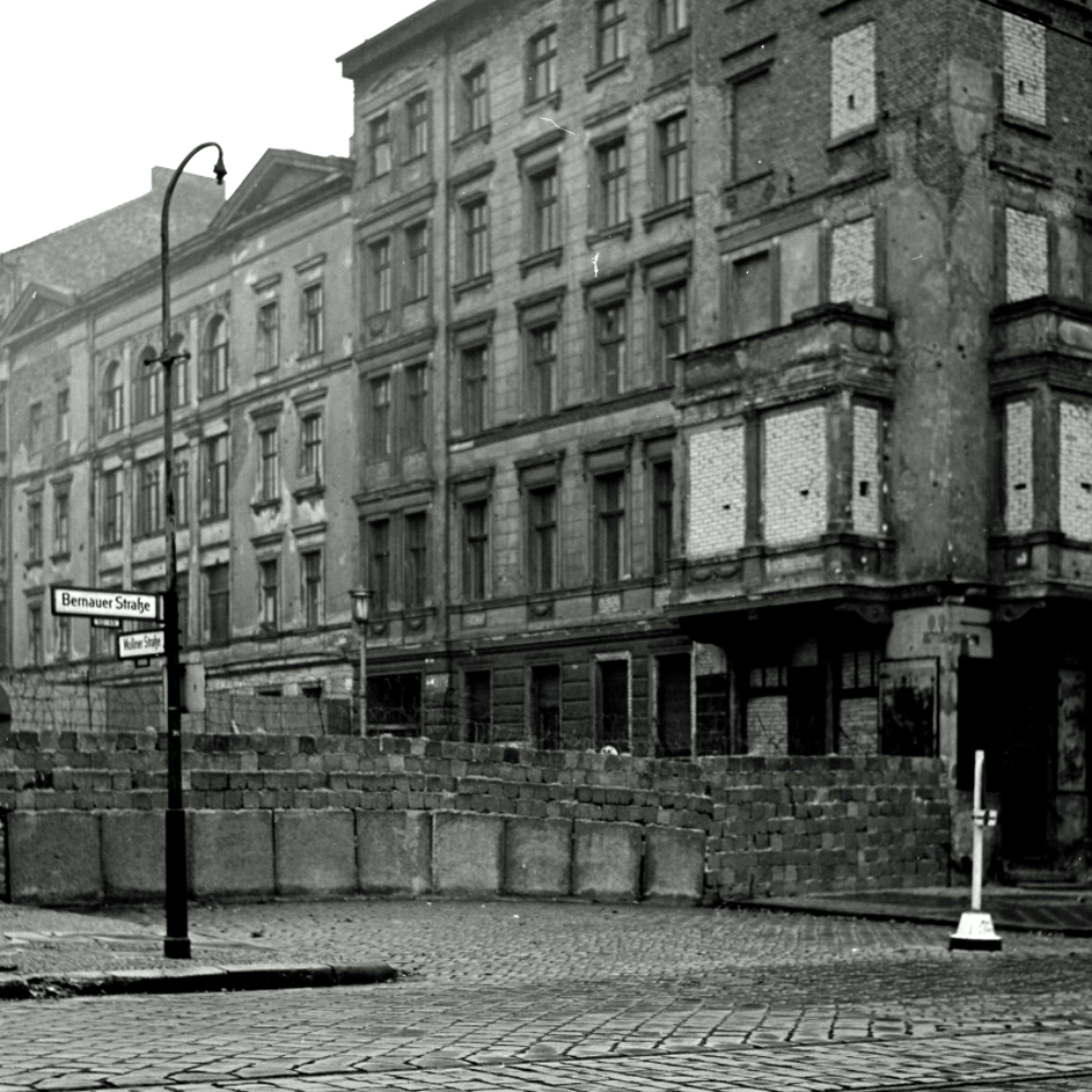 Berlin oktober 1962 Bernauer Straße