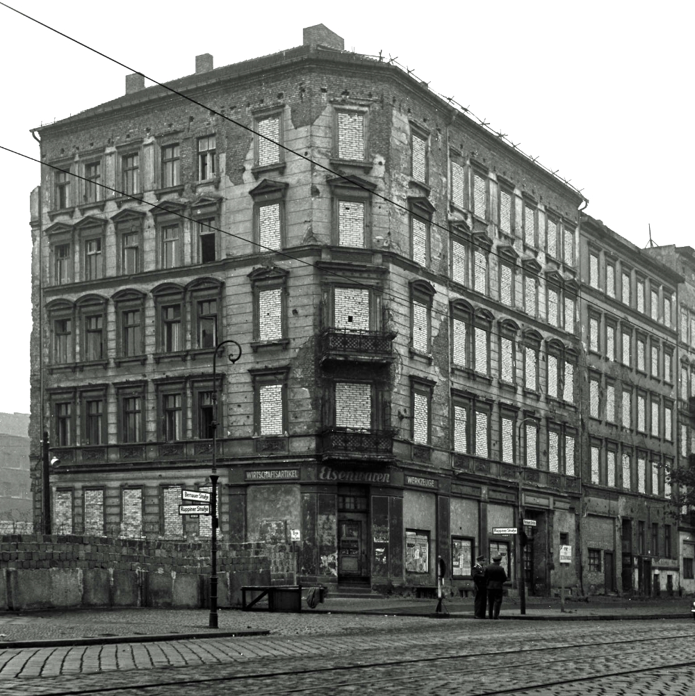 Berlin oktober 1962 Bernauer Straße