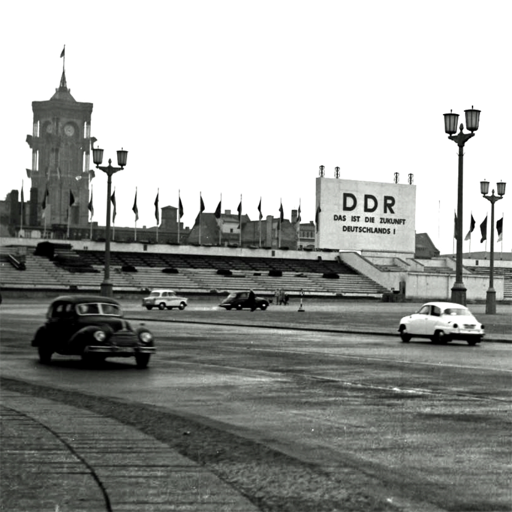 Østberlin oktober 1962 Alexander Platz