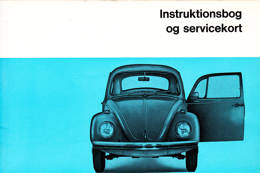 VW instruktionsbog